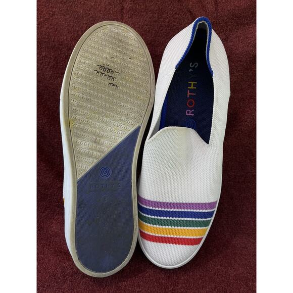 Rothys Limited SF Store Edition Rainbow Slip Ons, 8 - Picture 5 of 7